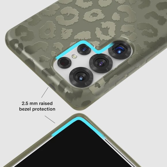 Olive Leopard Samsung S25 Ultra Case - Picture 2 of 6